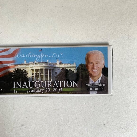 2009 Barack Obama Joe Biden Inauguration Magnet - Picture 3 of 4